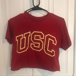 USC trojans crop top
